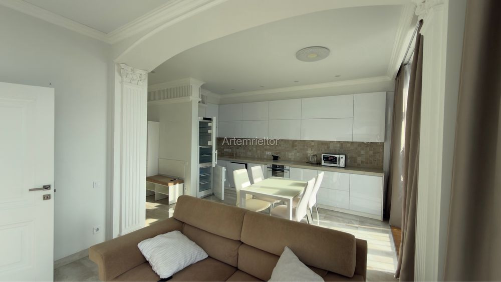 Граф на Азарова Францкзский бульвар/терраса вид на море 58м2 1 ком кв Одеса - зображення 4