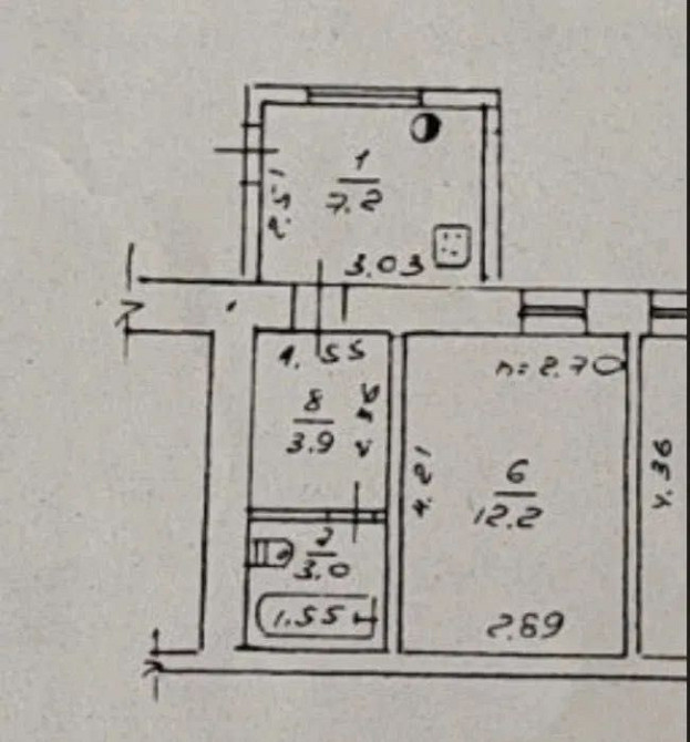 1 комн -27 метров.  Центр. Ремонт. Мебель. АГВ. ул. Раскидайловкая Одеса - зображення 5