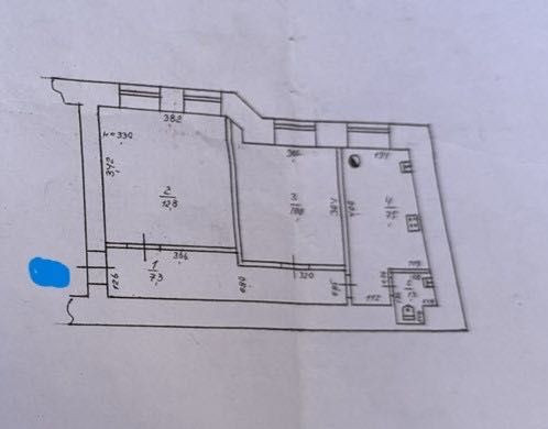 2 комн -40 метров. Центр. АГВ. 1/3 эт. ул. Разумовская-Мясоедовская Одеса - зображення 8