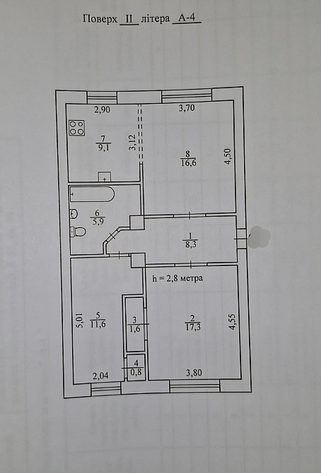 Продаж 3-х кімнатної квартири. Сталінка. 98 квартал. Автономка! Кривой Рог - изображение 8