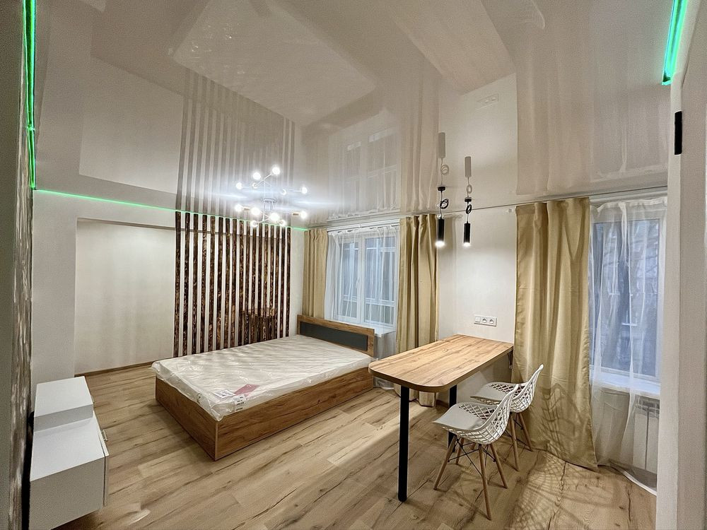 1к Студія р-н Зоря 28кв.м Під ключ ВЕЛИКИЙ Балкон. Не кутова, Утеплена Кам`янське (Запорізька обл.) - зображення 1