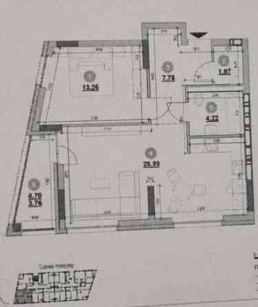 1 кімнатка квартира вул.Залізнична 1200$ кв.м. Львів