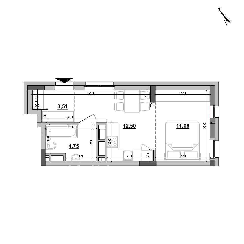 1 Кімнатна квартира вул.Стийська 32 кв.м 1334 $ Львів - зображення 1