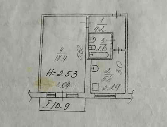 Срочно 1-кімнатна квартира вул.Миколи Ткачова (Мухіної) Кривий Ріг
