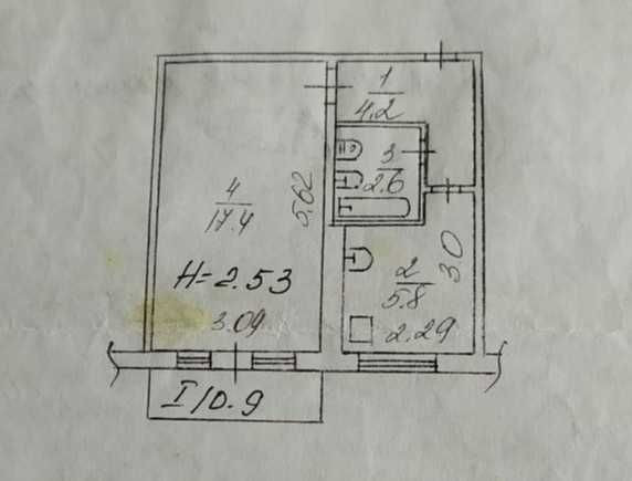 Срочно 1-кімнатна квартира вул.Миколи Ткачова (Мухіної) Кривий Ріг - зображення 5