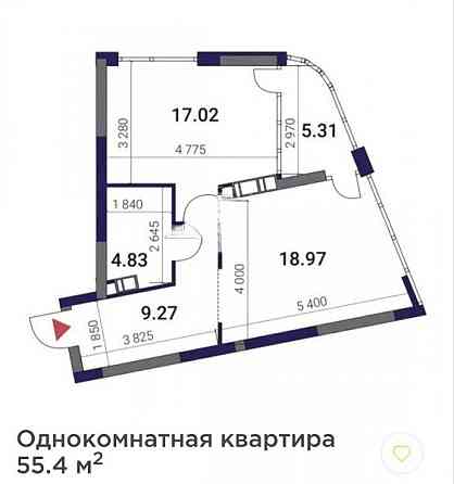 NEW! 2-кімнатна квартира 55 м² ЖК Great! Київ