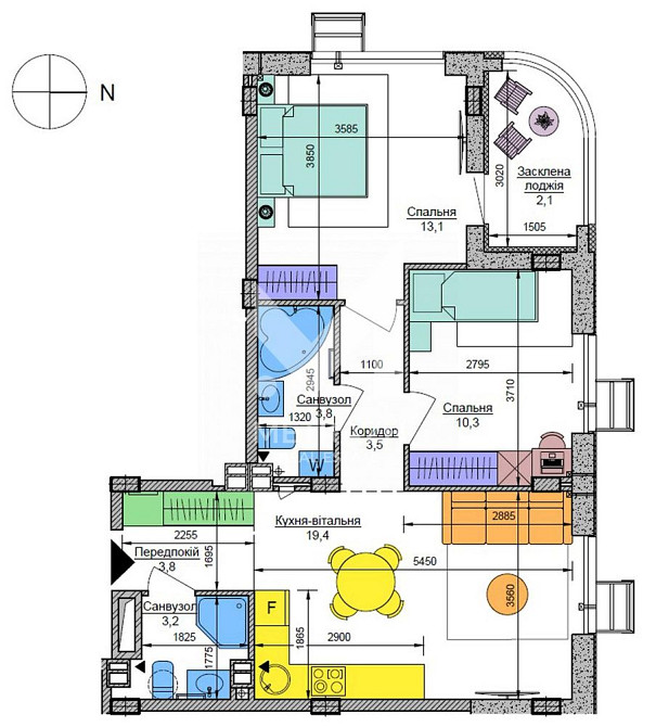 ‼️Супер Пропозиція‼️ Продаж 2 кімн квартири ЖК Respublika/Республіка Киев - изображение 4
