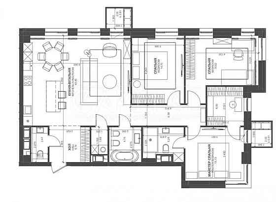 Продаж ЖК TRIIINITY 4к Квартира. 4 поверх Барбюса Анрі, Печерськ, Київ Київ