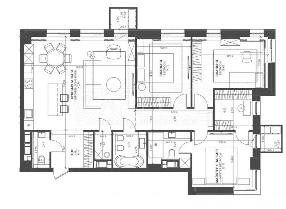 Продаж ЖК TRIIINITY 4к Квартира. 4 поверх Барбюса Анрі, Печерськ, Київ Київ - зображення 2