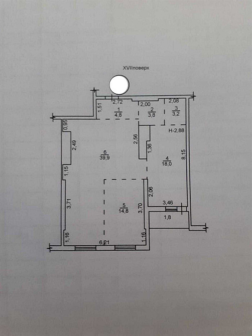 2ком 86 кв.м. ЖК Родос‼️ 17 этаж‼️ Аркадия‼️ Вид во двор‼️ Одеса - зображення 3