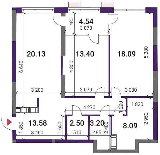 Топ ціна! 2-кімнатна квартира 85 м² ЖК Great! Київ