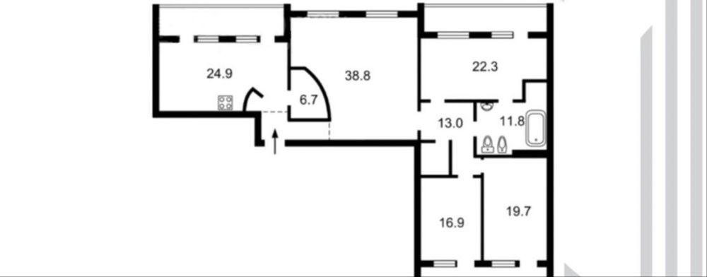 Оренда 4 кімнатної квартири 180м/2 центр метро Палац «Україна» власник Київ - зображення 2