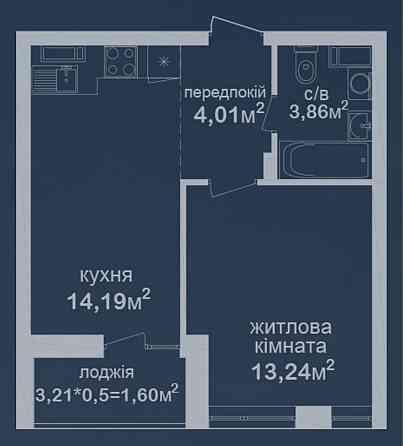 Однокімнатна квартира в  ЖК Феофанія city! Найвигідніша пропозиція! Kyiv