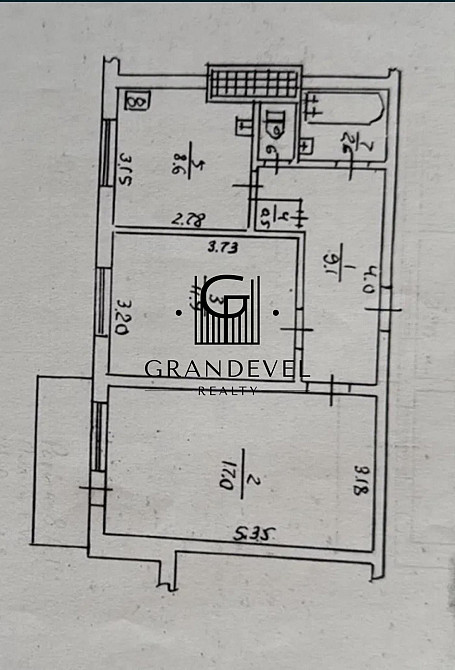 Продаж 2-к. кварт. з ремонтом, Грушевського, 28, м. Васильків Васильківське - зображення 2