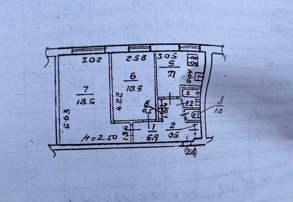 Продам 2х квартиру 12 квартал ул. Казакевича Дніпро - зображення 1