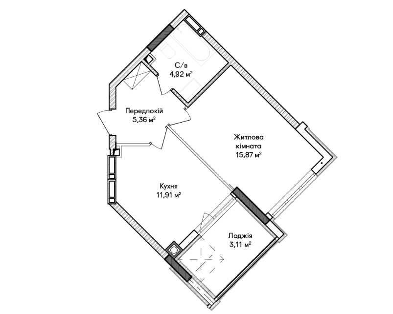 Старт продажів від офіційного відділу! 1к квартира в 30 буд. Синергії Іrpin - photo 5