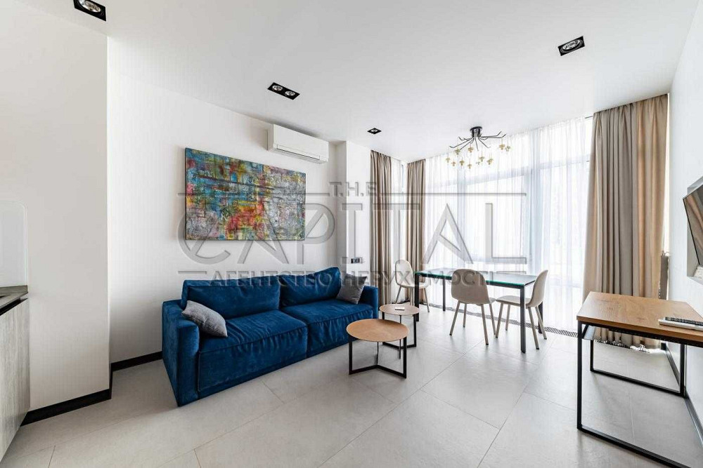 Оренда дизайнерської квартири 53м2 ЖК Бульвар Фонтанів Печерськ Киев - изображение 5