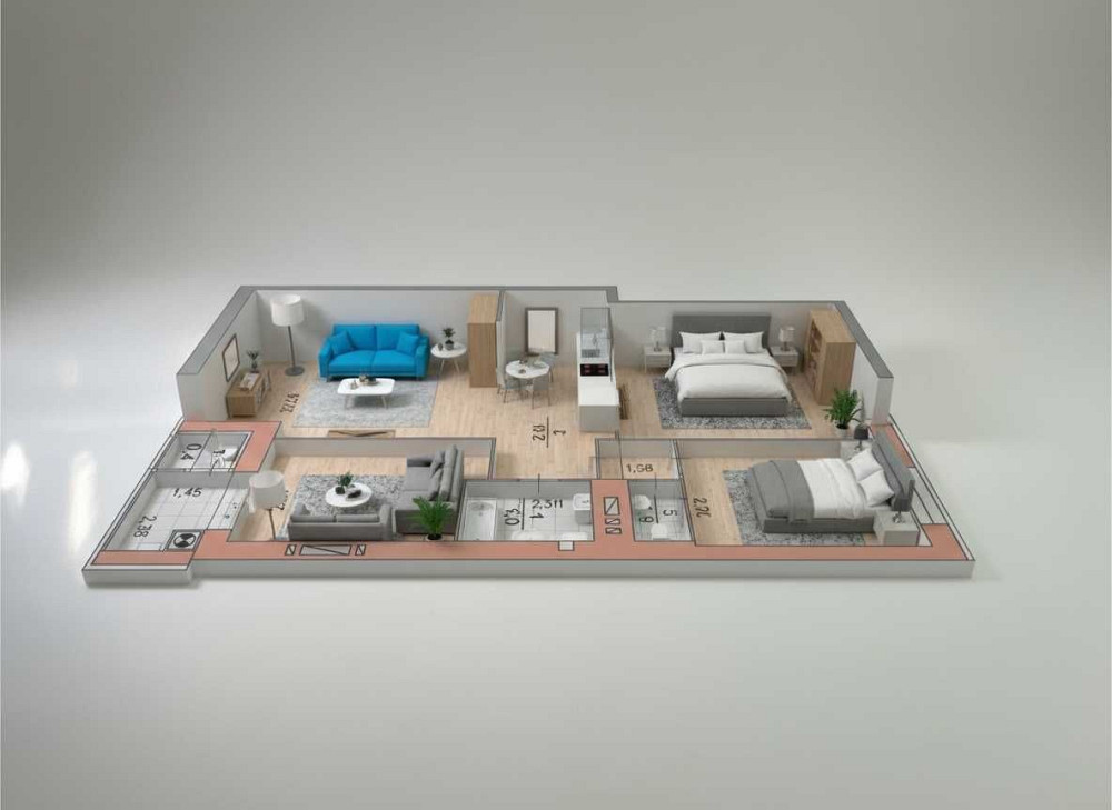 Продається 2-кімнатна квартира ЖК «Вінницький» Виставка! ID: 36420 Хмельницкий - изображение 1