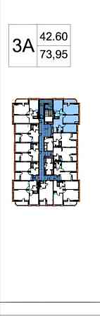 ЖК Central Hills.Продаж трьохкімнатної квартиры 74 м.кв в будинку 3 Київ