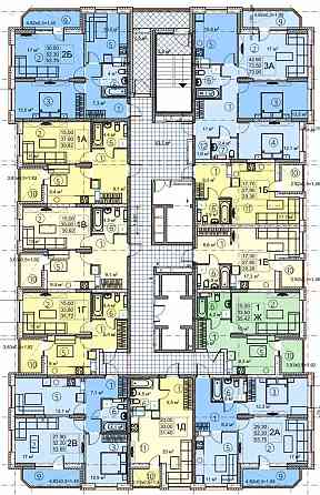 ЖК Central Hills.Продаж трьохкімнатної квартиры 74 м.кв в будинку 3 Київ