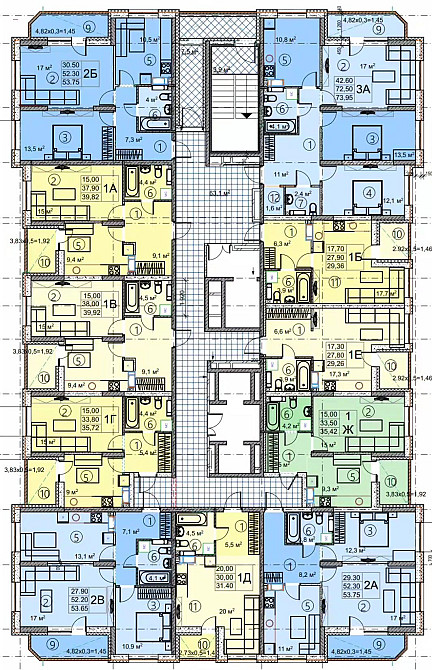 ЖК Central Hills.Продаж трьохкімнатної квартиры 74 м.кв в будинку 3 Kyiv - photo 4