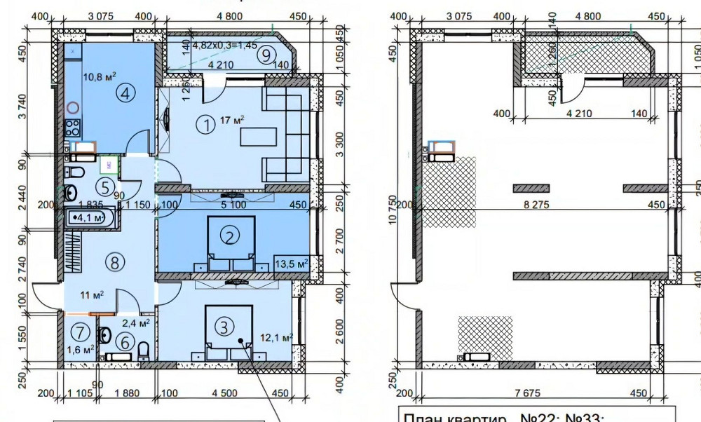 ЖК Central Hills.Продаж трьохкімнатної квартиры 74 м.кв в будинку 3 Kyiv - photo 5