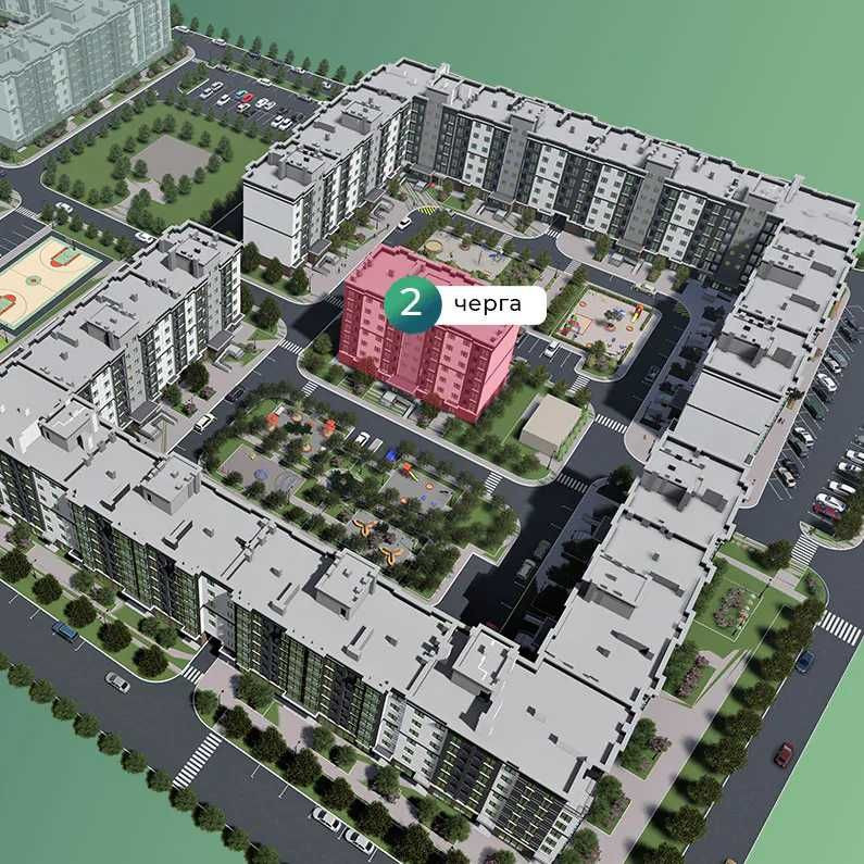 1-кім. 36,4  квартири з гардеробною  ЖК Новий Хотів м. Теремки 6км Khotiv - photo 2