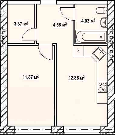 1к квартира в клубному будинку! Парк Мама! Закрита територія! Газ! Іrpin