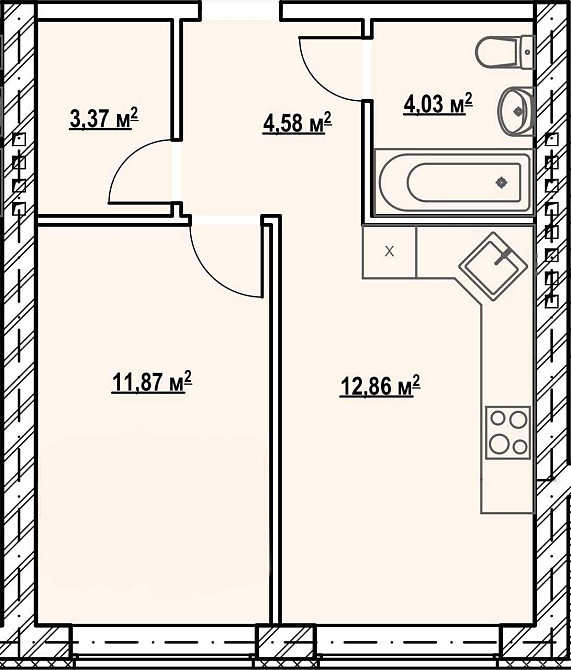 1к квартира в клубному будинку! Парк Мама! Закрита територія! Газ! Іrpin - photo 3