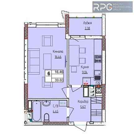Продається 1-кімнатна квартира ЖК "Dobre Misto 2" м. Теремки 10 хв. ая Chabany