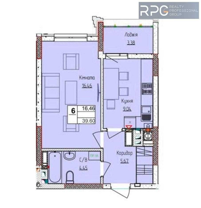 Продається 1-кімнатна квартира ЖК "Dobre Misto 2" м. Теремки 10 хв. ая Chabany - photo 2