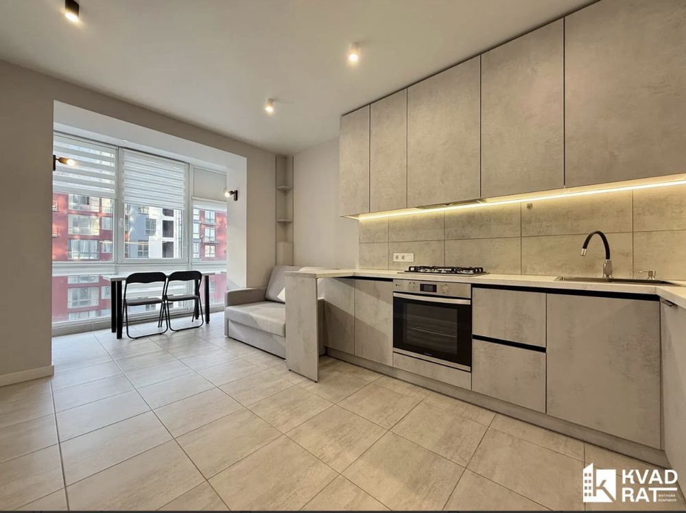 Стильна 1кім з кухнею-студією з ремонтом в ЖК Княгинин! 6 поверх! Ивано-Франковск - изображение 1