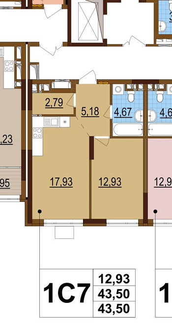 Продаж 1 к.квартири Варшавський 3 Київ - зображення 1