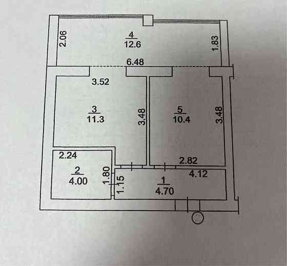 Продаж квартири з газом в готовому будинку ! Буча