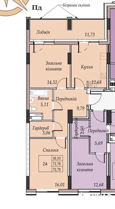 2-кімнатна квартира в преміум ЖК Гідропарк біля озера, готовий будинок Ивано-Франковск - изображение 8
