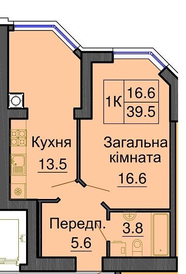 єОселя/єВідновлення ЖКСофія Клубний продаж 1кім 40м2 Софіївська Борщагівка - зображення 1