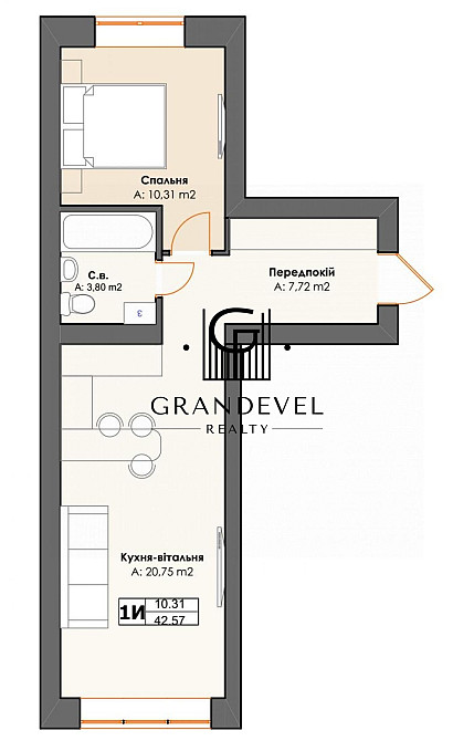 Продаж 1к квартира ЖК 10 Avenue вул. Северинівська, Ірпінь Ірпінь - зображення 2