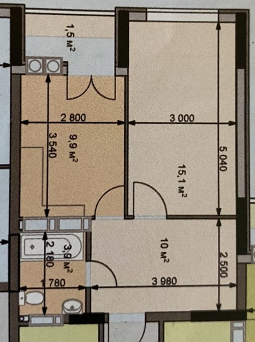 Квартира в місті Ірпінь. 10 хвилин до Академмістечка ! Іrpin - photo 7