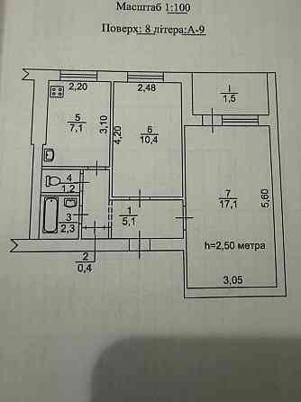 2кім.квартира ЦЕНТР 5Зарічний 3, ВСЕ поряд, зручно, комфортно, близько Кривой Рог