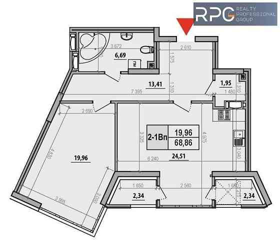 ЖК Русанівська Гавань Продаж евродвушки 68 кв.м Дніпровський рн Киев