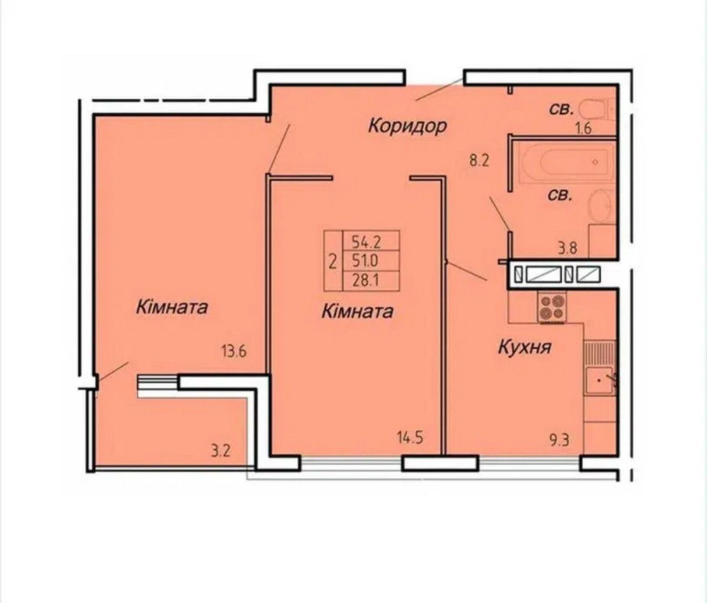 Продаж 2-к квартири ЖК Atlanta Tower Тернополь - изображение 4