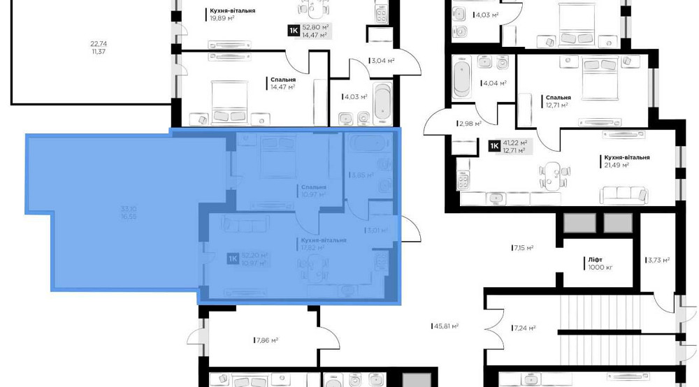 Продаж 1-кім квартири в ЖК Perfect Life з ПАТІО вул. Галицька Винники - изображение 4