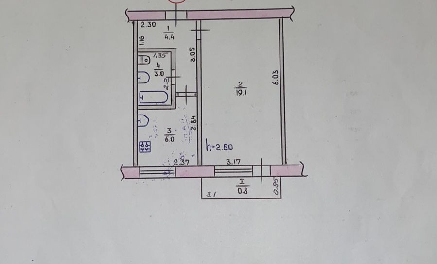 Продам 1 кімнатну квартиру Слобожанський проспект, Калинова, Правда Дніпро - зображення 2