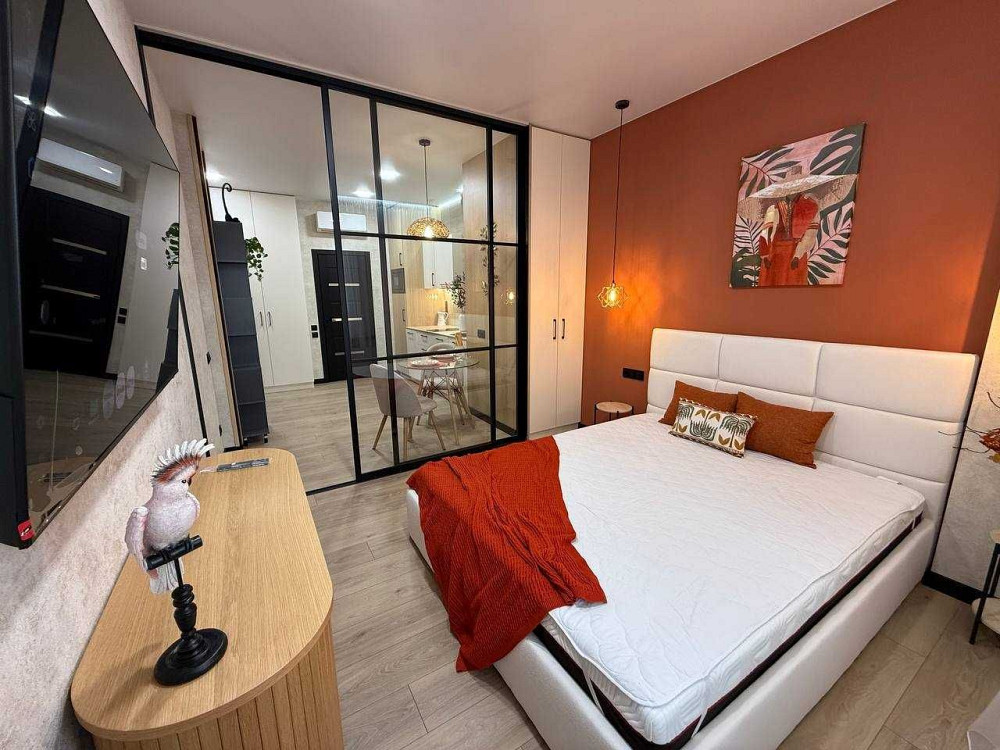 Лучшая студия с дизайн ремонтом и балконом Акрополь парк Победы море Одеса - зображення 7