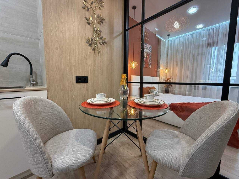 Лучшая студия с дизайн ремонтом и балконом Акрополь парк Победы море Одеса - зображення 3