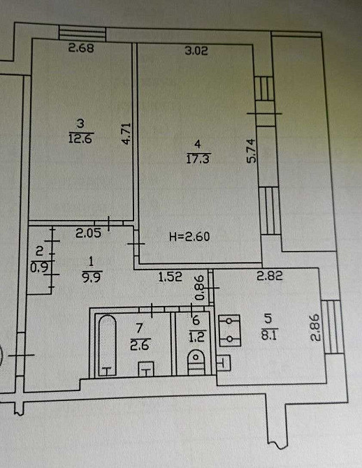 Здам 2-кімн. квартиру, вул. Валентинівська, 22А, м. "Студентська" Харьков - изображение 2