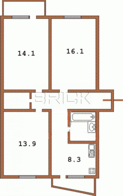 Руденка 18А (Кольцова) 3-х к кв Борщагівка Київ - зображення 2
