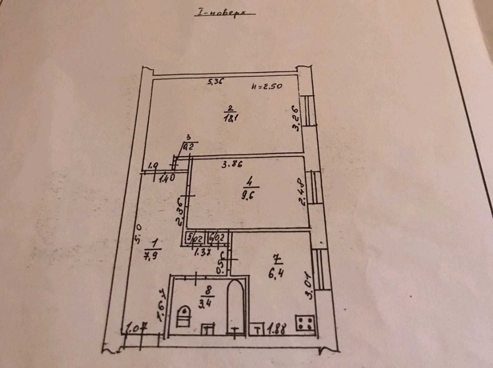 2 комнатная квартира на ул.Черняховского, 388747 Одесса - изображение 8