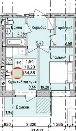 Затишна 1-кімнатна - чудове рішення для життя або оренди Ірпінь