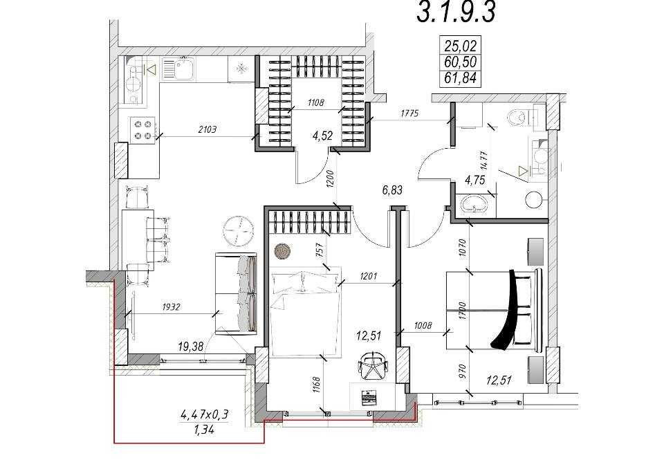 Продам двушку, фонтанская дорога, вид на ипподром. Без комиссии Одеса - зображення 7